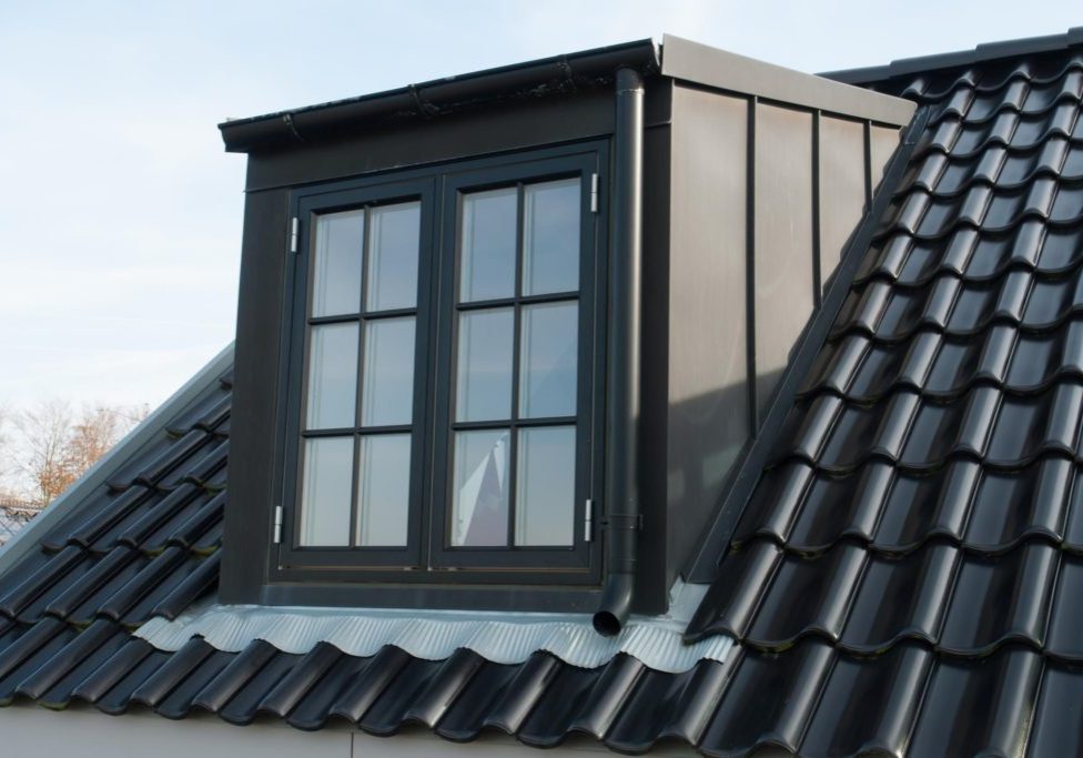 black roof with window